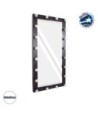 GloboStar® MAKEUP MIRROR-160x80-2 Μοντέρνος Καθρέπτης Μακιγιάζ με Πλαίσιο Φυσικού Ξύλου με Διακόπτη On-Off 20 x E27 AC220-240V - Μ80 x Π7 x Υ160cm - Καφέ Wenge